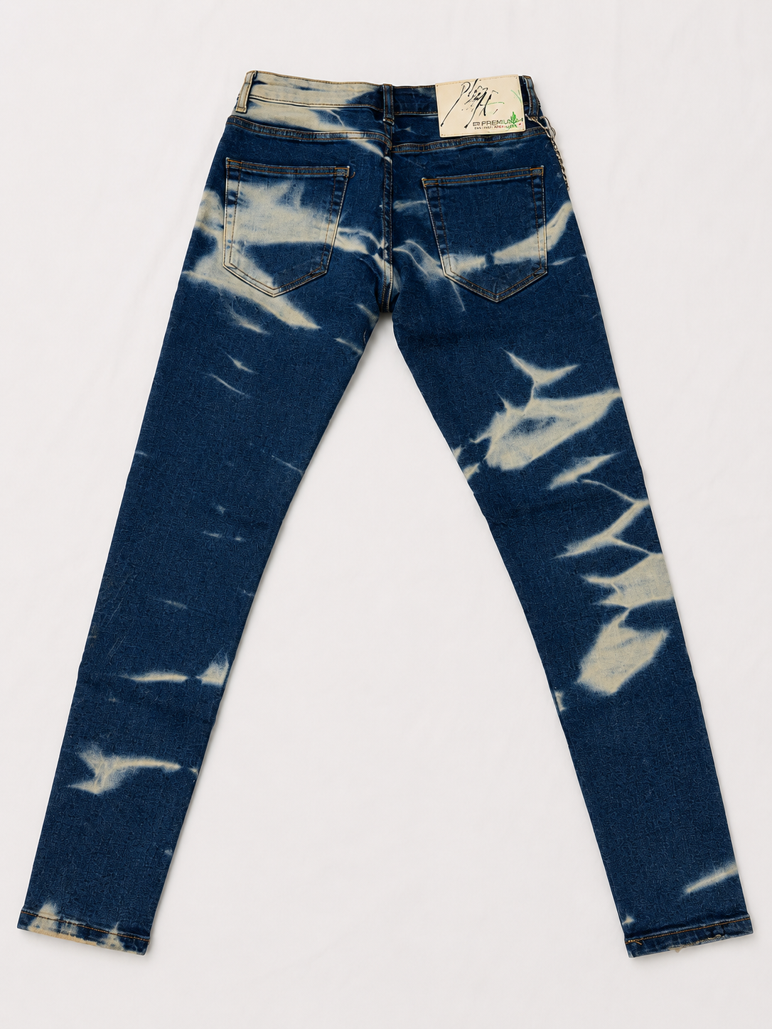 Two-Toned Denim Jeans