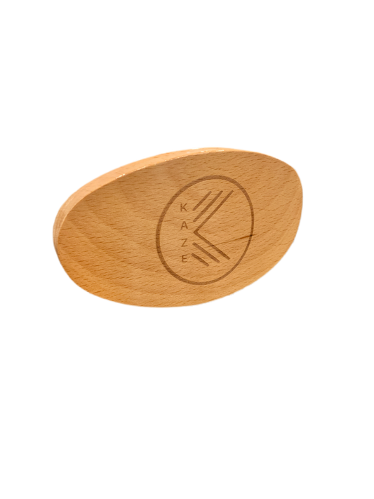 Wooden Kaze Wave Brush