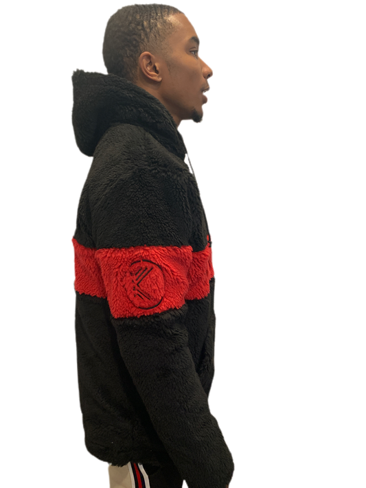 Black Kaze Sherpa Hoodie