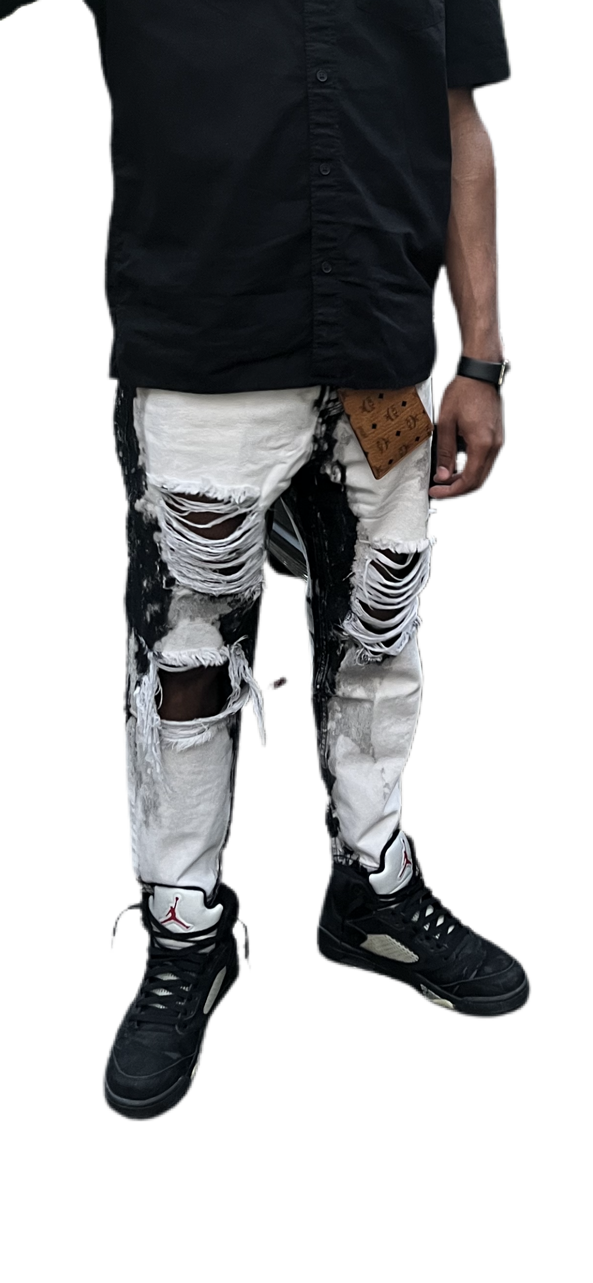 “Washed” Denim Jeans