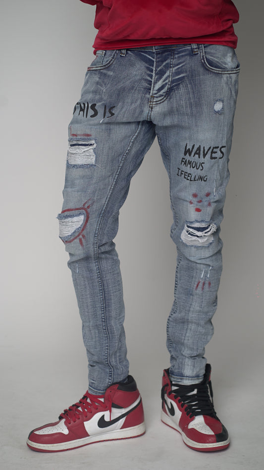 "Wave Rider" Jeans